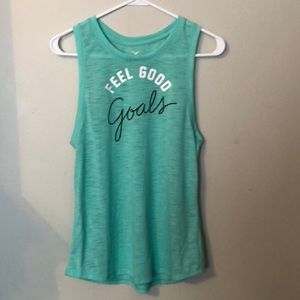 Teal work out or chill shirt